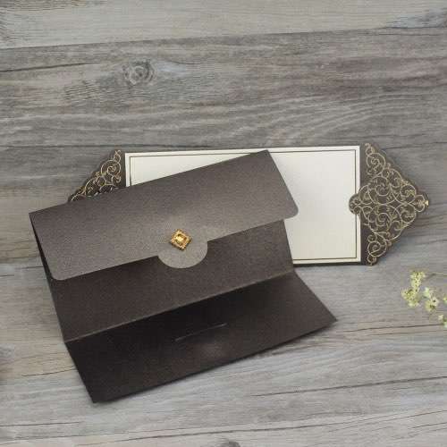 Coffee Invitation Card Business Invitation Foil Printing 